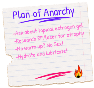 As dry as the Sahara? notes board